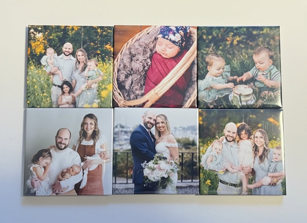 6 Pack Custom Photo Magnets